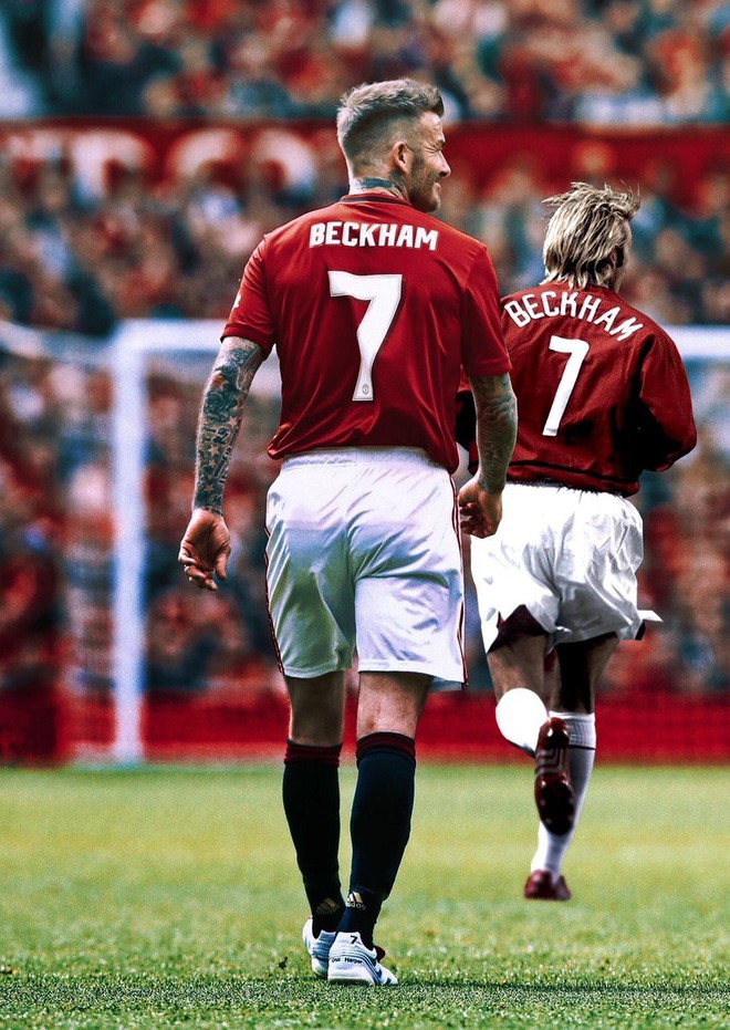 Những khoảnh khắc tuyệt vời của Beckham trong ngày về Old Trafford - Ảnh 10.