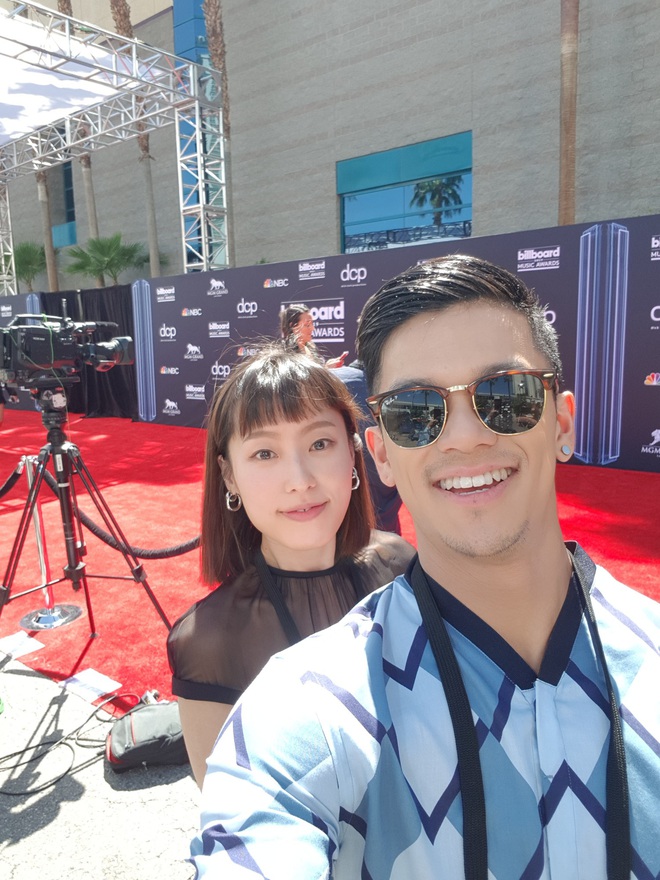 Trọng Hiếu mặc hàng hiệu, xuất hiện trên thảm đỏ Billboard Music Awards 2019 - Ảnh 8.