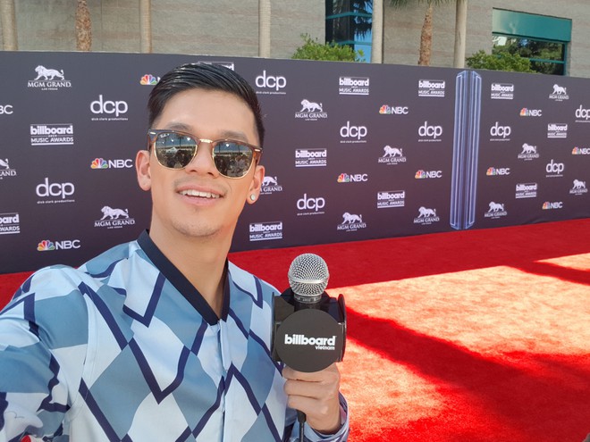 Trọng Hiếu mặc hàng hiệu, xuất hiện trên thảm đỏ Billboard Music Awards 2019 - Ảnh 4.