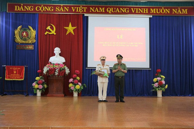 Giám đốc Công an Bình Phước làm phó Cục trưởng An ninh nội địa - Ảnh 2.