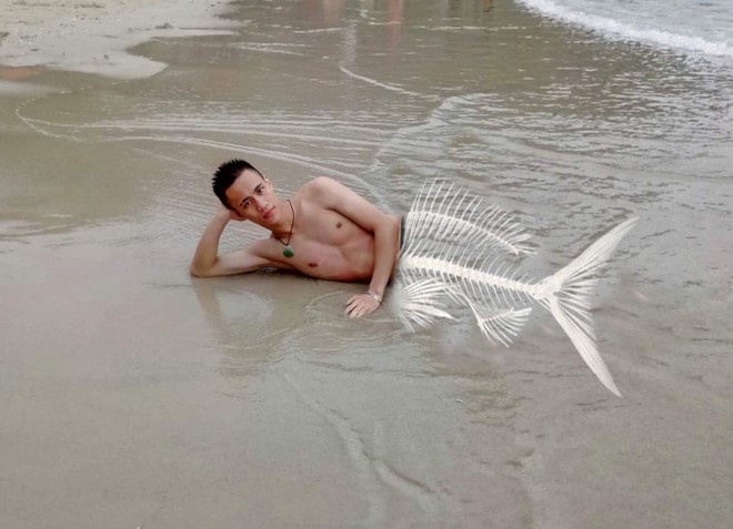 Nhờ d&acirc;n mạng gh&eacute;p đu&ocirc;i cho giống nam thần ti&ecirc;n c&aacute;, ch&agrave;ng trai nhận những bức ảnh cười kh&ocirc;ng nhặt được miệng - Ảnh 7.