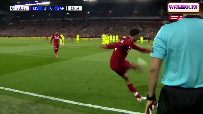 Cận cảnh quả đá phạt góc thiên tài của Liverpool khiến Messi thẫn thờ, uất hận - Ảnh 3.