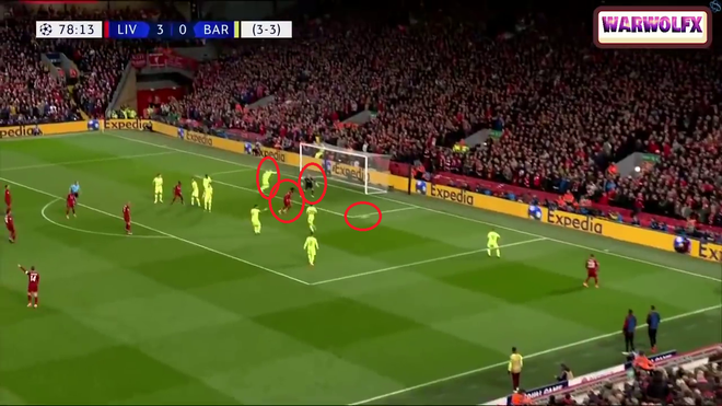 Cận cảnh quả đá phạt góc thiên tài của Liverpool khiến Messi thẫn thờ, uất hận - Ảnh 5.