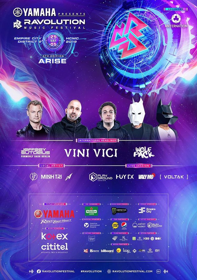 Dàn Line up hoàng tráng cho sự trở lại của Yamaha Ravolution Music Festival - Ảnh 2.