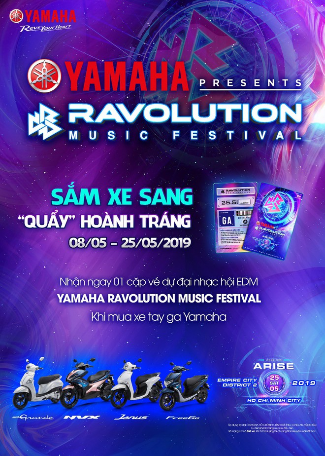 Yamaha “chơi lớn” đem siêu lễ hội âm nhạc điện tử hoành tráng nhất 2019 đổ bộ Sài Gòn! - Ảnh 4.