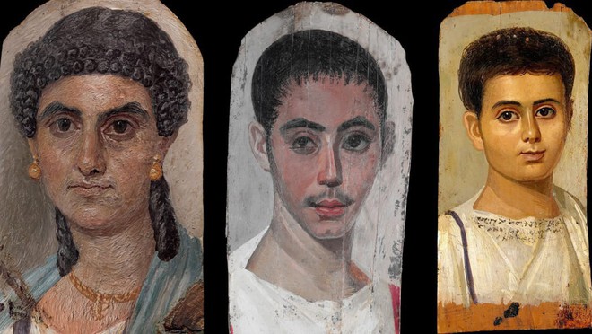 Bí ẩn những bức chân dung xác ướp Ai Cập cổ: Vẽ chính chủ và đa phần là nguyên liệu ngoại - Ảnh 1.