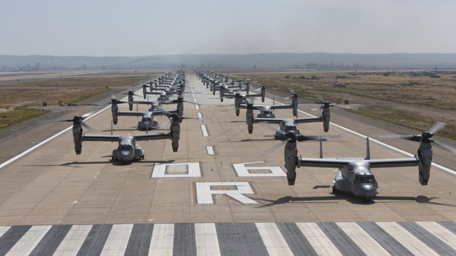 Màn biểu dương lực lượng hoành tráng của Không quân Thủy quân lục chiến Mỹ - Ảnh 2.