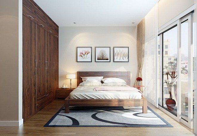Tư vấn thiết kế phòng ngủ dành cho người chuẩn bị kết hôn rộng 18m² với chi phí khá hợp lý - Ảnh 3.