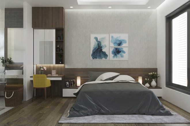 Tư vấn thiết kế phòng ngủ dành cho người chuẩn bị kết hôn rộng 18m² với chi phí khá hợp lý - Ảnh 4.