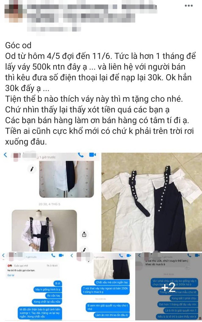 Mất 500k và cả tháng chờ đợi, gái xinh nhận về chiếc váy kém xa ảnh minh họa, nhưng cách xử lý của người bán mới bất ngờ - Ảnh 1.