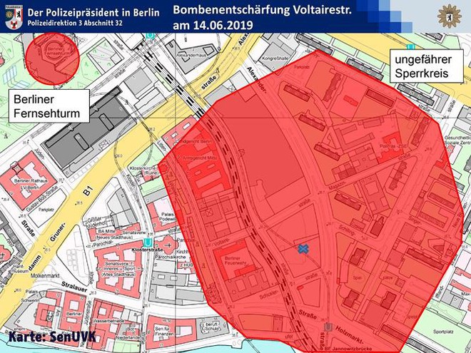 Berlin sơ tán 3.000 người vì quả bom từ thời Thế chiến II - Ảnh 1.