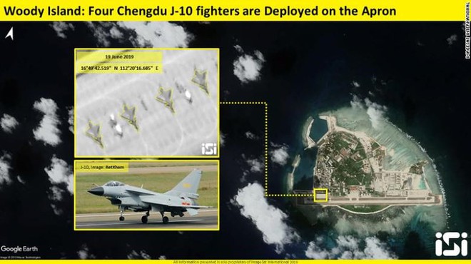 CNN: Trung Quốc điều động trái phép 4 tiêm kích J-10 ra quần đảo Hoàng Sa - Ảnh 1.