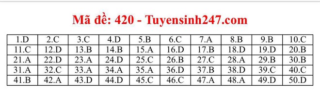 Cập nhật gợi ý đáp án môn tiếng Anh THPT Quốc gia 2019 tất cả 24 mã đề - Ảnh 5.