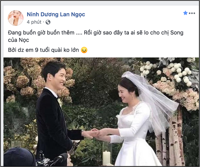 Biết tin Song Joong Ki và Song Hye Kyo ly hôn, sao Việt phản ứng: Người khóc ròng, kẻ bàng hoàng không tin vào tình yêu - Ảnh 1.