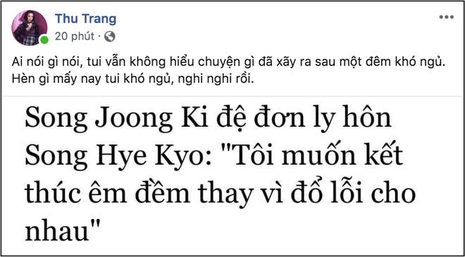 Biết tin Song Joong Ki và Song Hye Kyo ly hôn, sao Việt phản ứng: Người khóc ròng, kẻ bàng hoàng không tin vào tình yêu - Ảnh 2.