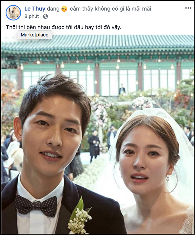 Biết tin Song Joong Ki và Song Hye Kyo ly hôn, sao Việt phản ứng: Người khóc ròng, kẻ bàng hoàng không tin vào tình yêu - Ảnh 3.