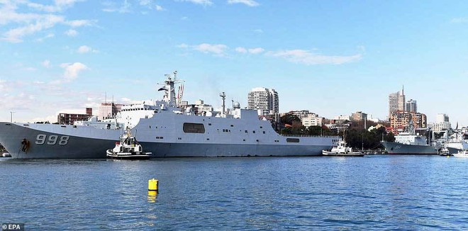Tàu chiến TQ bất ngờ ghé cảng Sydney, dân Australia ngỡ ngàng - Ảnh 2.