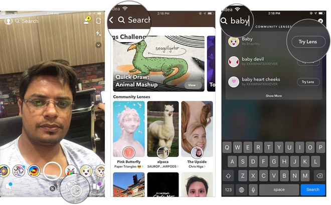 Cách chuyển avatar người lớn thành trẻ con với ứng dụng Snapchat - Ảnh 4.