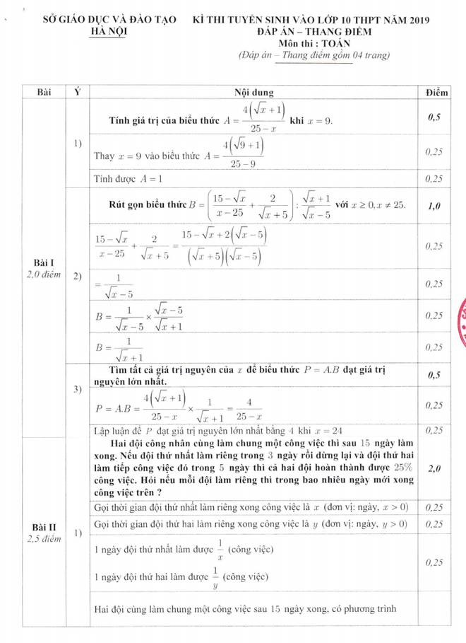 Sở GDĐT Hà Nội chỉ cách giải đề Toán siêu khó vào lớp 10 năm 2019 - Ảnh 2.