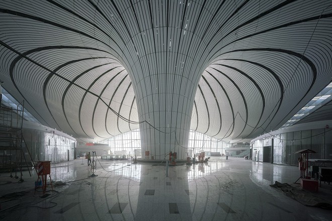 Ná thở với sân bay “sao biển” lớn nhất thế giới ở Trung Quốc, rộng bằng... 63 quảng trường Thiên An Môn, từ đầu nọ sang đầu kia dài cả cây số - Ảnh 8.