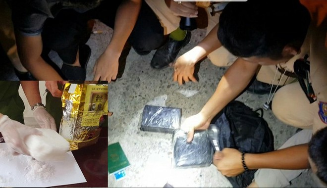 Bắt 2 kẻ xăm trổ lái ô tô vận chuyển ma túy từ Nghệ An ra Hà Nội - Ảnh 2.