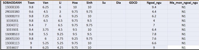 Những thí sinh có tổng điểm thi THPT quốc gia 2019 cao nhất các tổ hợp - Ảnh 3.