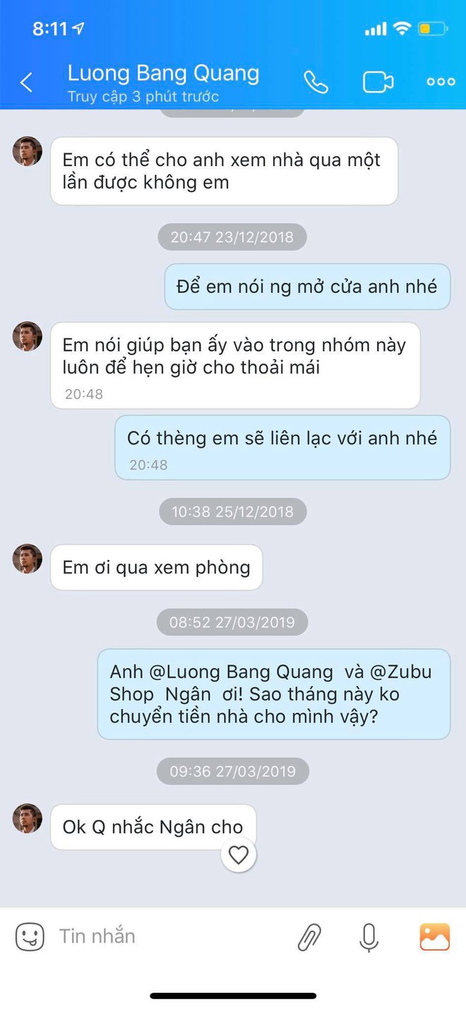 Bị tố quỵt tiền thuê nhà và ở bẩn, Ngân 98 lên mạng nói có người hại mình còn Lương Bằng Quang chỉ chờ để lấy lại đồ nội thất đã sắm cho tình cũ - Ảnh 6.