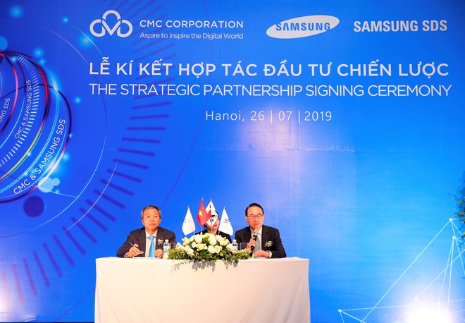 Chủ tịch CMC Nguyễn Trung Chính: Chúng tôi hợp tác chiến lược với Samsung SDS để đi xa hơn - Ảnh 1.