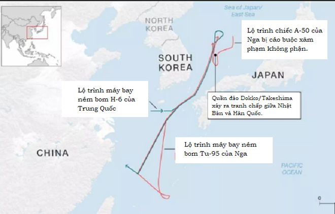 Máy bay Nga bị cáo buộc xâm phạm không phận: Hồi chuông báo động cho Hàn Quốc và Nhật Bản - Ảnh 2.