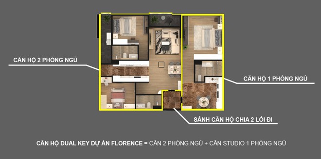 Tại sao nên chọn căn hộ dual key tại Florence Mỹ Đình? - Ảnh 1.