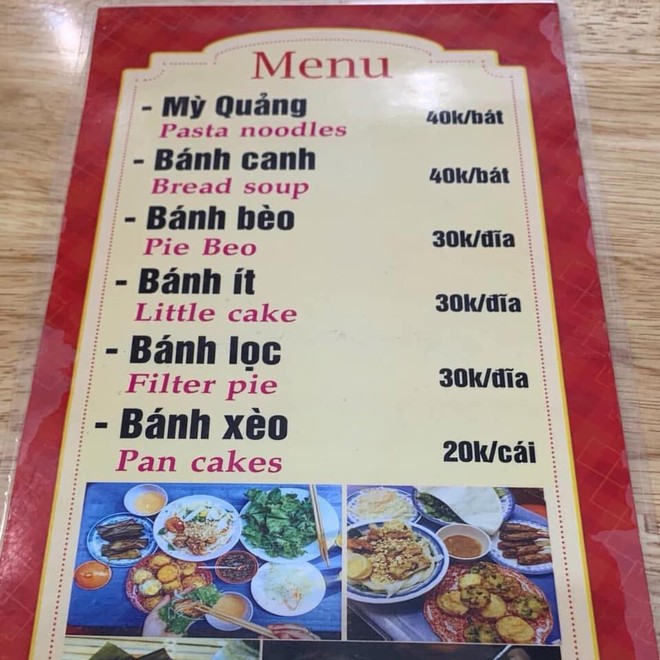 Quán ăn siêu hài hước khi nhờ chị Google dịch menu từ Việt sang Anh, chấp hết mọi trình độ hiểu “nem is gone” là món gì! - Ảnh 1.