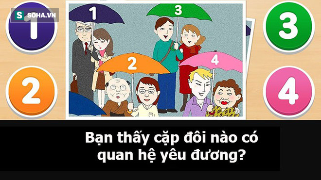 Dùng cặp mắt tinh tường của bạn để đọc vị đôi nào yêu nhau thực sự, rồi đọc đáp án - Ảnh 1.