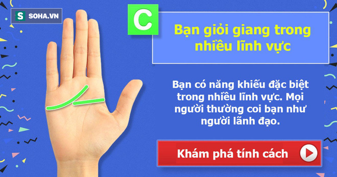 Đâu là đường chỉ tay của người sinh ra để làm lãnh đạo? Hãy chọn và xem đáp án - Ảnh 4.