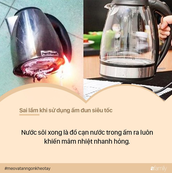 7 sai lầm khi sử dụng ấm siêu tốc có thể khiến ổ điện nổ tung, dễ gây hại đến cả nhà - Ảnh 3.