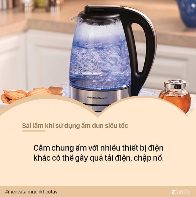 7 sai lầm khi sử dụng ấm siêu tốc có thể khiến ổ điện nổ tung, dễ gây hại đến cả nhà - Ảnh 7.