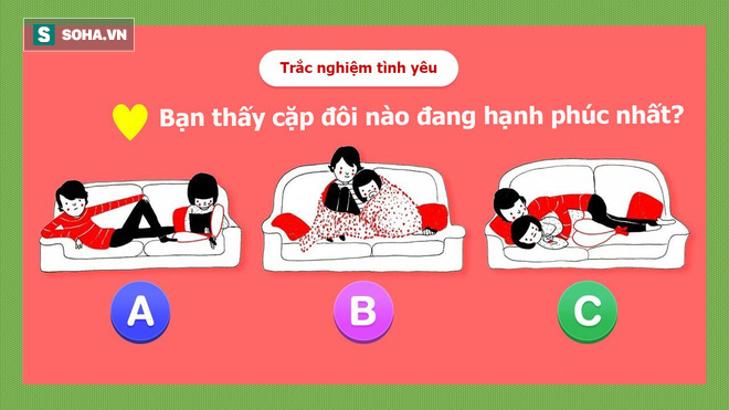 Bạn thấy cặp đôi nào hạnh phúc nhất? Đáp án tiết lộ bạn yêu say đắm hay trong sáng - Ảnh 1.