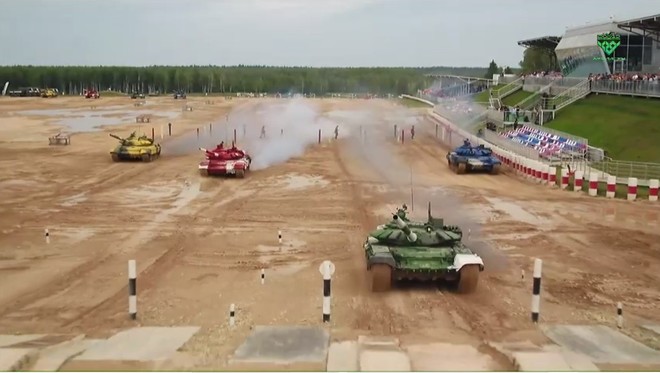 Sự cố đặc biệt nghiêm trọng đầu tiên tại Tank Biathlon 2019 - Lộ đối thủ của Việt Nam ở chung kết - Ảnh 39.