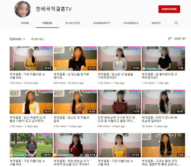 Youtube tràn lan clip tự giới thiệu của cô dâu Việt muốn lấy chồng Hàn, chấp nhận bị trưng bày như hàng hóa để có được cơ hội đổi đời - Ảnh 1.