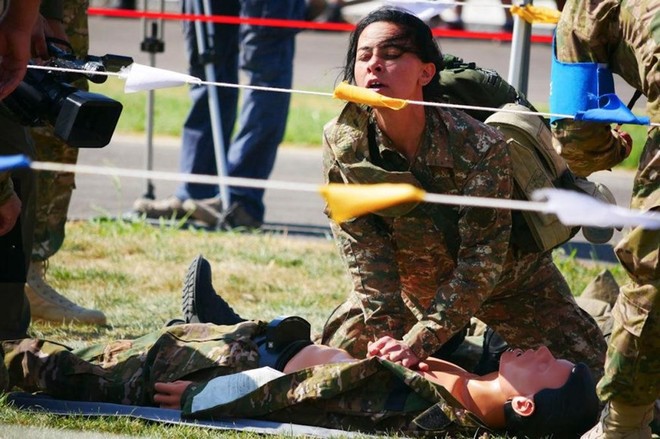 Hình ảnh những bông hồng thép tranh tài tại Army Games 2019 - Ảnh 2.