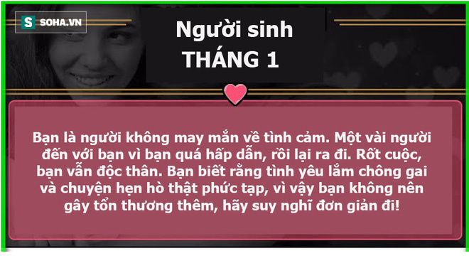 Sinh ra trong tháng mấy cũng có thể dự đoán tình yêu của bạn thăng hay trầm - Ảnh 1.