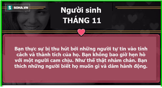 Sinh ra trong tháng mấy cũng có thể dự đoán tình yêu của bạn thăng hay trầm - Ảnh 11.