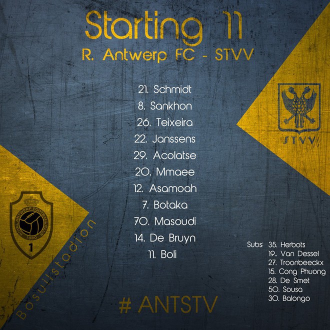 Box TV xem TRỰC TIẾP Antwerp vs Sint-Truidense VV: Công Phượng dự bị (23h00) - Ảnh 1.