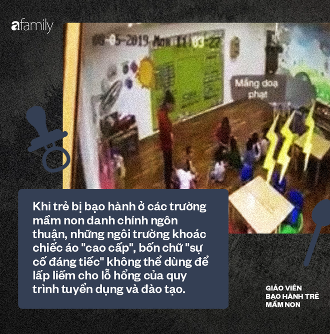 Từ cái tát tụ máu môi đến nhốt tủ quần áo: Không yêu trẻ đừng làm nghề nuôi dạy trẻ - Ảnh 2.