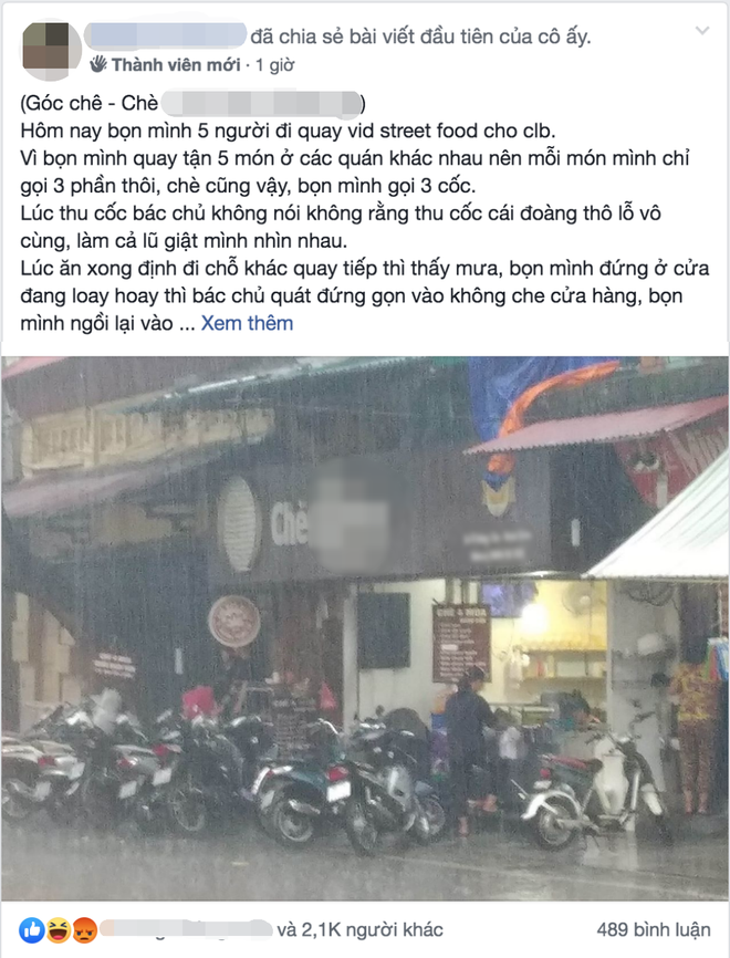 Đi ăn chè nổi tiếng phố cổ, nhóm bạn bị đuổi thẳng vì 5 người gọi 3 cốc nhưng diễn biến sau đó mới thật bất ngờ - Ảnh 1.