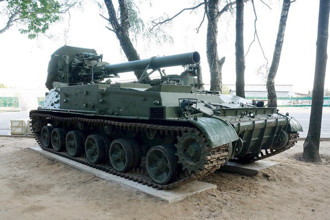 Nga khai hỏa pháo cối tự hành lớn nhất thế giới - Ảnh 2.