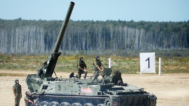 Nga khai hỏa pháo cối tự hành lớn nhất thế giới - Ảnh 3.