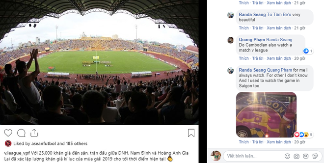 Chia sẻ quý giá của fan Campuchia phía sau điều kỳ lạ ở V.League - Ảnh 1.