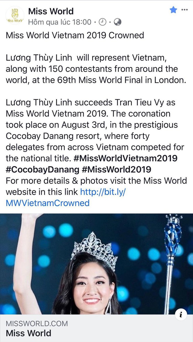 Trang chủ Miss World đánh giá gì về nhan sắc, tài năng của Hoa hậu Lương Thùy Linh? - Ảnh 1.