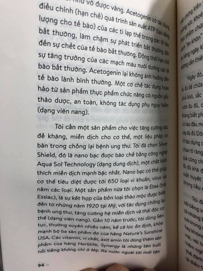 Ruy Băng Tím khuyến cáo sách Ung thư không phải là chết có nội dung phi khoa học, nguy hiểm cho bệnh nhân - Ảnh 7.