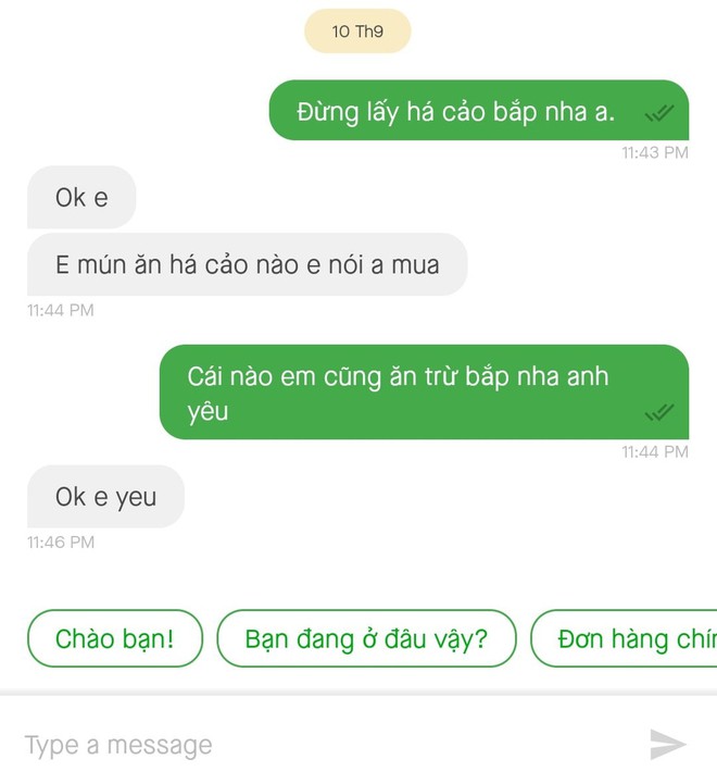 Tưởng mỗi mình lầy lội khi gọi shipper là anh yêu, ngờ đâu cô nàng còn gặp câu trả lời bá đạo hơn từ đối phương - Ảnh 2.